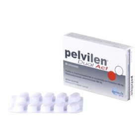 Pelvilen Dual Act Integratore Dolore Pelvico 20 Compresse
