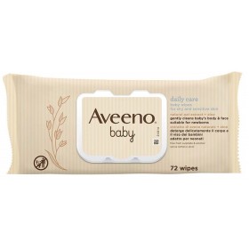 Aveeno Baby Daily Care Salviettine Detergenti Neonato 72 Pezzi