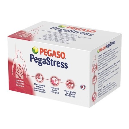 Pegastress Integratore Flora Intestinale e Stress 28 Stick