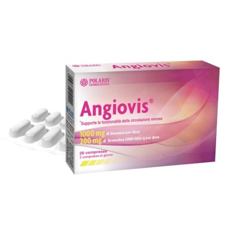 Angiovis Integratore Per La Circolazione e Il Tono Venoso 20 Compresse