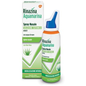 Rinazina Aquamarina Spray Nasale Isotonico Intenso con Aloe Vera 100 ml