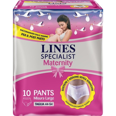 Lines Specialist Maternity Pants Taglia Large 10 Pezzi
