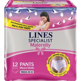 Lines Specialist Maternity Pants Taglia Media 12 Pezzi