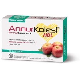 AnnurKolest HDL Integratore Metabolismo dei Trigliceridi e Colesterolo 30 Capsule