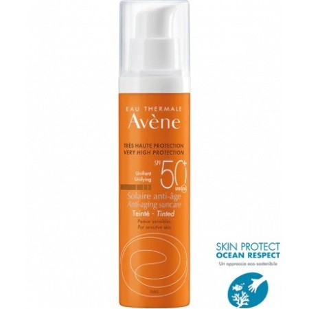 Avène Solare Trattamento Anti-Età Colorato SPF 50  Viso 50 ml