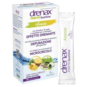 Drenax Forte Integratore Drenante Gusto Ananas 15 Bustine