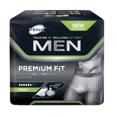 Tena Men Premium Fit Mutandina Assorbente Livello 4 Taglia M 10 Pezzi