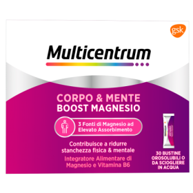 Multicentrum My Mag Integratore di Magnesio 30 Bustine Orosolubili