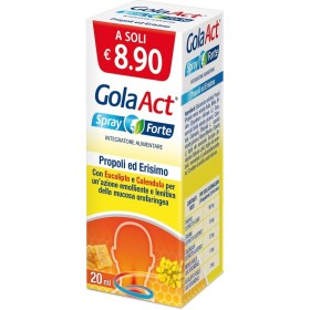 Gola Act Spray Forte Integratore Benessere Gola e Voce 20 ml