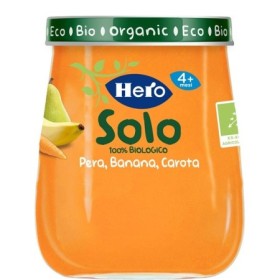 Hero Baby Omogeneizzato Pera Banana E Carota 100% Bio 120 g