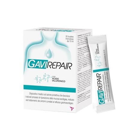Gaviscon GaviRepair Trattamento Reflusso Gastroesofageo 20 Bustine