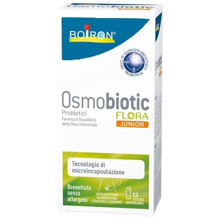 Boiron Osmobiotic Flora Junior Integratore Probiotico 12 Bustine Stick