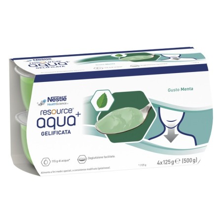 Resource Aqua  Menta Bevanda Gelificata 4x125 ml