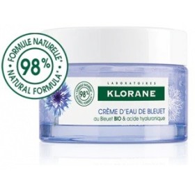 Klorane Fiordaliso BIO Crema d'Acqua con Acido Ialuronico di Origine Vegetale 50 ml