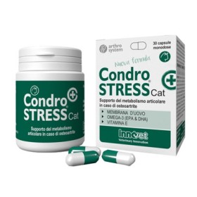 Innovet Condrostress  Cat Integratore Articolare Contro Osteoartrite Gatti 30 Capsule
