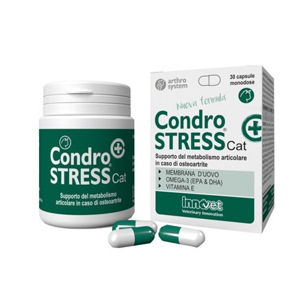 Innovet Condrostress  Cat Integratore Articolare Contro Osteoartrite Gatti 30 Capsule