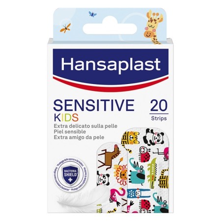 Hansaplast Kids Sensitive Animals Cerotti Bambino 20 Pezzi Assortiti