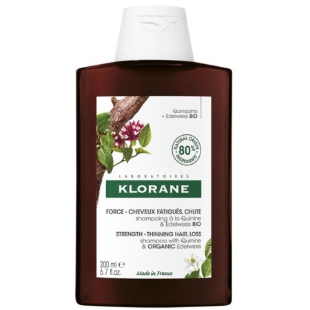 Klorane Chinina E Stella Alpina Shampoo Fortificante Anticaduta 200 ml