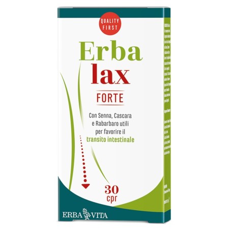 Erba Vita Erbalax Forte Integratore Intestinale 30 Compresse