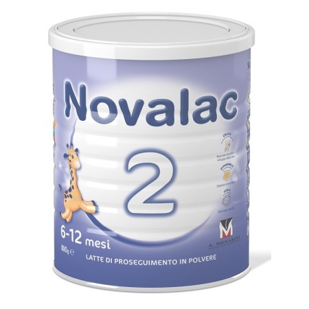 Novalac 2 Latte in Polvere Per Lattanti 6-12 Mesi 800 g