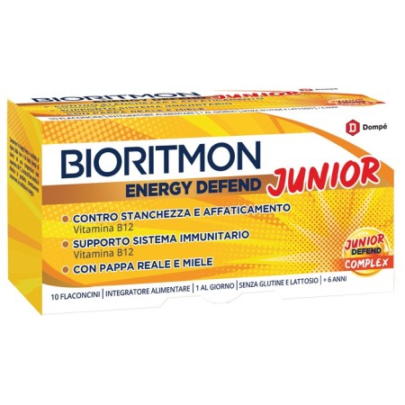 Bioritmon Energy Defend Junior Integratore Difese Immunitario 10 Flaconcini