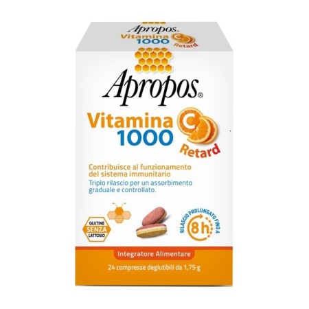 Apropos Vitamina C 1000 Retard 24 Compresse