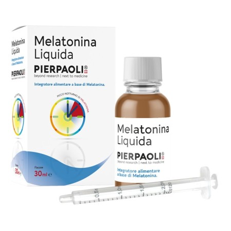Dr. Pierpaoli Melatonina Liquida Integratore Sonno e Jet Lag 30 ml