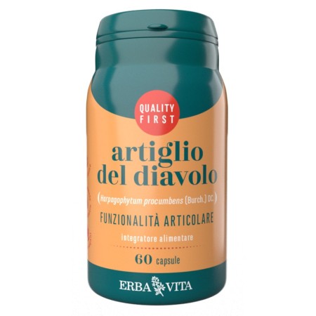 Erba Vita Artiglio del diavolo Integratore Articolare 60 Capsule 500 mg