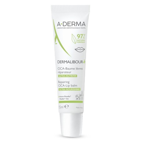  A-Derma Dermalibour Cica Balsamo Labbra Ristrutturante 15 m