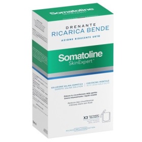 Somatoline Skin Expert Bende Snellenti Drenanti Azione Riducente Urto 1 Applicazione