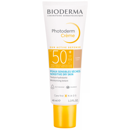 Bioderma Photoderm Crema Colorata Claire Light SPF 50  Protezione Solare Viso 40 ml