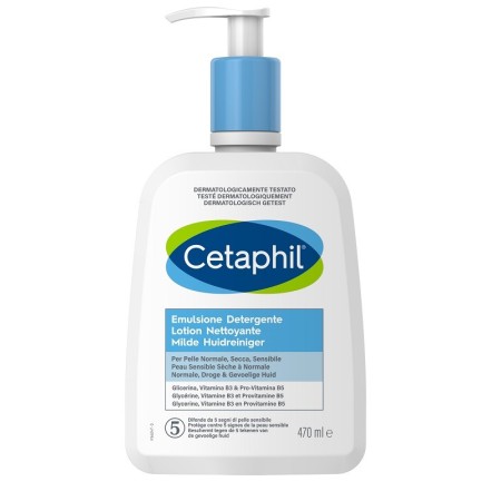 Cetaphil Emulsione Detergente Viso e Corpo 470 ml