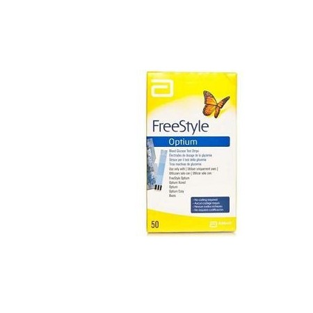 FreeStyle Optium Strisce Reattive Glicemia 25 Pezzi