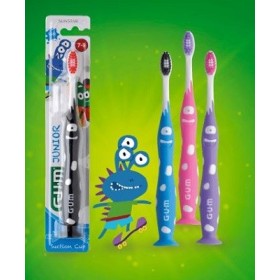 Gum Junior 7-9 anni Spazzolino Bambini Colori Assortiti