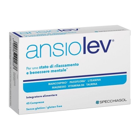 Specchiasol Ansiolev Integratore Per Il Rilassamento E Il Benessere Mentale 45 Compresse