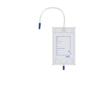 Safety Sacca Urina Gamba Con Valvola Di Scarico 10 cm 10 Pezzi