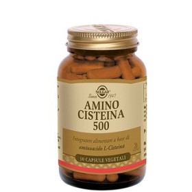 Solgar Amino Cisteina 500 Integratore Capelli Unghie 30 Capsule Vegetali