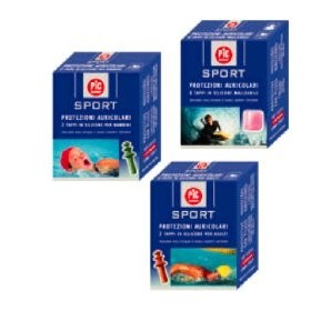 Pic Sport Tappi Auricolari Silicone Adulti 2 Pezzi