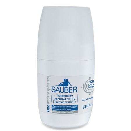 Sauber Deoantitraspirante 72h Deodorante Roll-On 50 ml