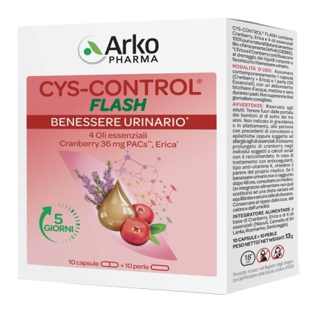 Cys-Control Flash Integratore 20 Capsule