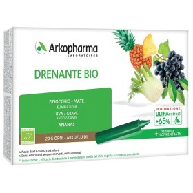 Arkofluidi Drenante Bio Integratore Drenante 20 Flaconcini