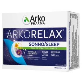 Arkorelax Sonno Integratore Rilassante 30 Compresse