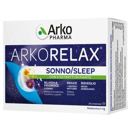 Arkorelax Sonno Integratore Rilassante 30 Compresse