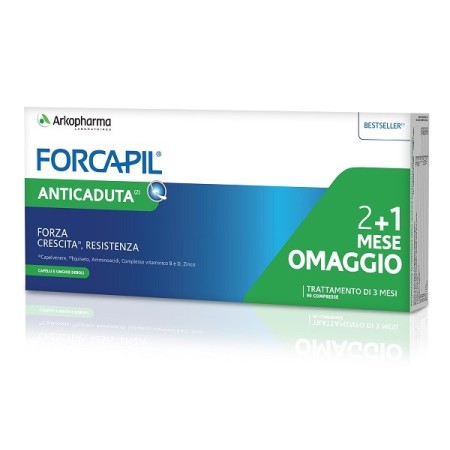 Arkopharma Forcapil Anticaduta Integratore PROMO 3x30 Compresse