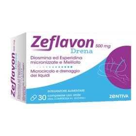 Zentiva Zeflavon Drena Integratori Per Il Drenaggio dei Liquidi 500mg 30 Compresse