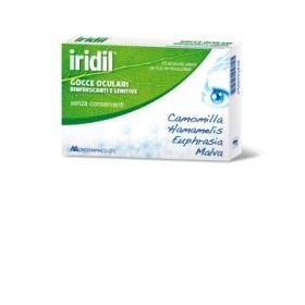 Iridil Gocce Oculari Rinfrescanti E Lenitive 10 Flaconcini Da 0,5 ml