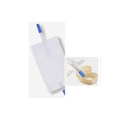 PB Pharma Sacca Raccolta Urina Da Gamba Con Valvola Di Scarico 10 Pezzi 750 ml