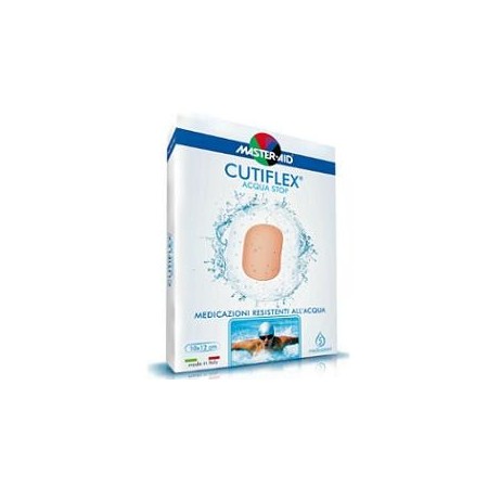 Cutiflex Acqua Stop Medicazione In Poliuretano Elastica E Trasparente 7x5 cm 5 Pezzi