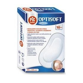 Pic Optisoft Comfort  Medicazione Oculare Adesiva Sterile 95x65mm 10 pezzi