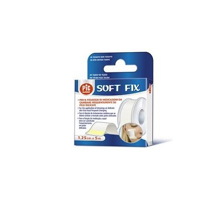 Pic Soft Fix Cerotto in Rocchetto TNT con Fustella 5 cm x 5 m